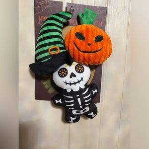 Brand new Happy  |  Halloween Candy Hat Skeleton  Mommy |Squeaky Plush Dog Toy.